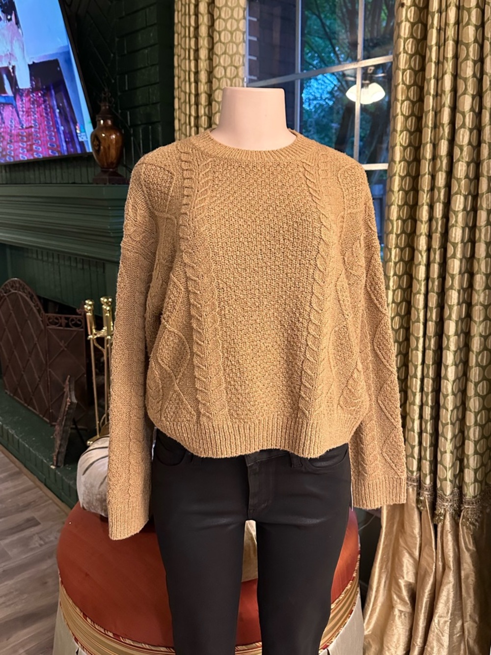 Vince Camel Knit Crew Sweater